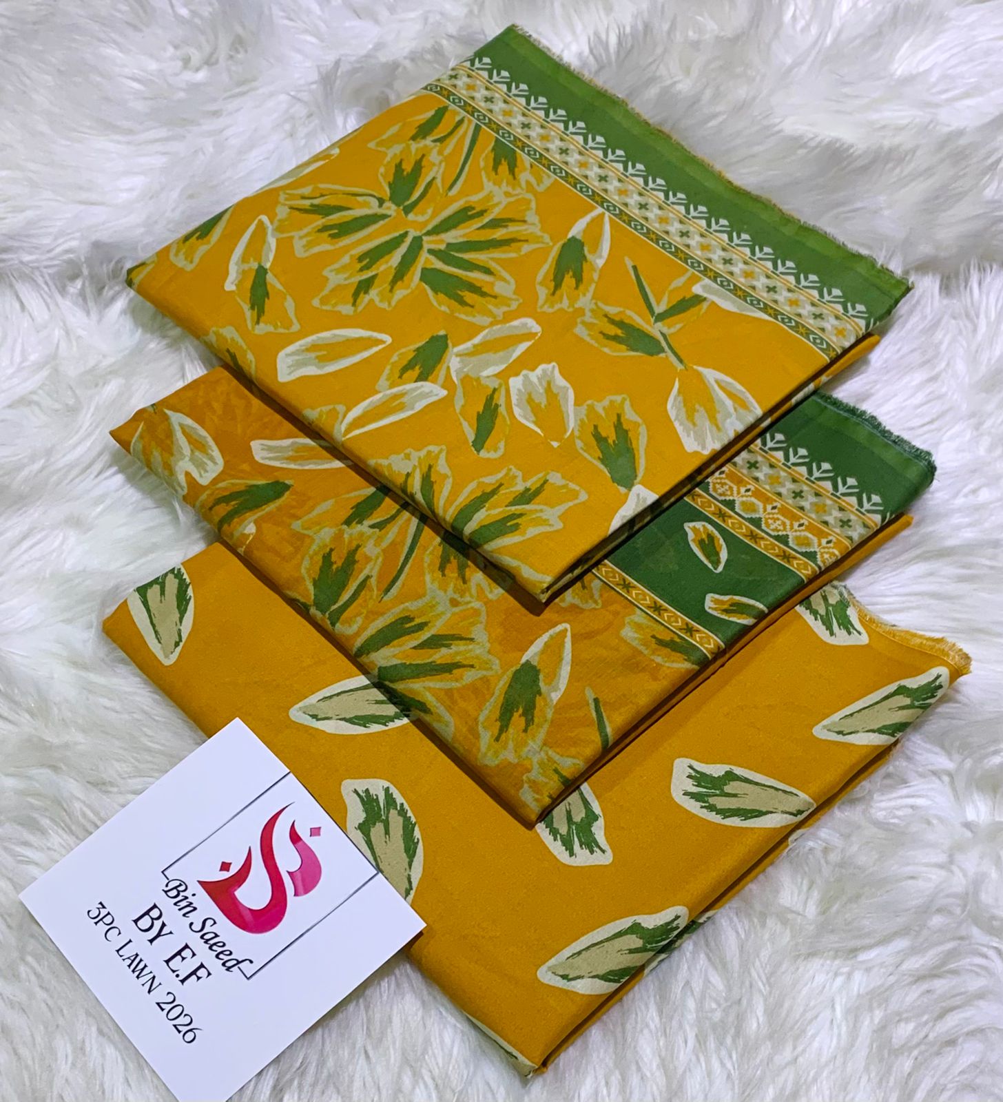 Bin Saeed Printed Lawn Unstitched