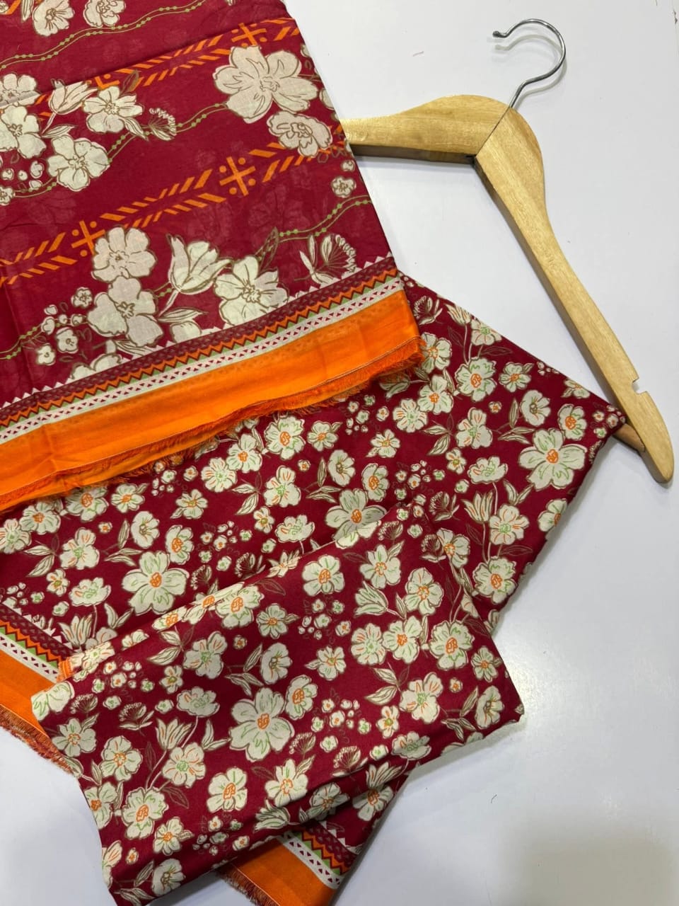 Bin Saeed Printed Lawn Unstitched 3 Piece Suit