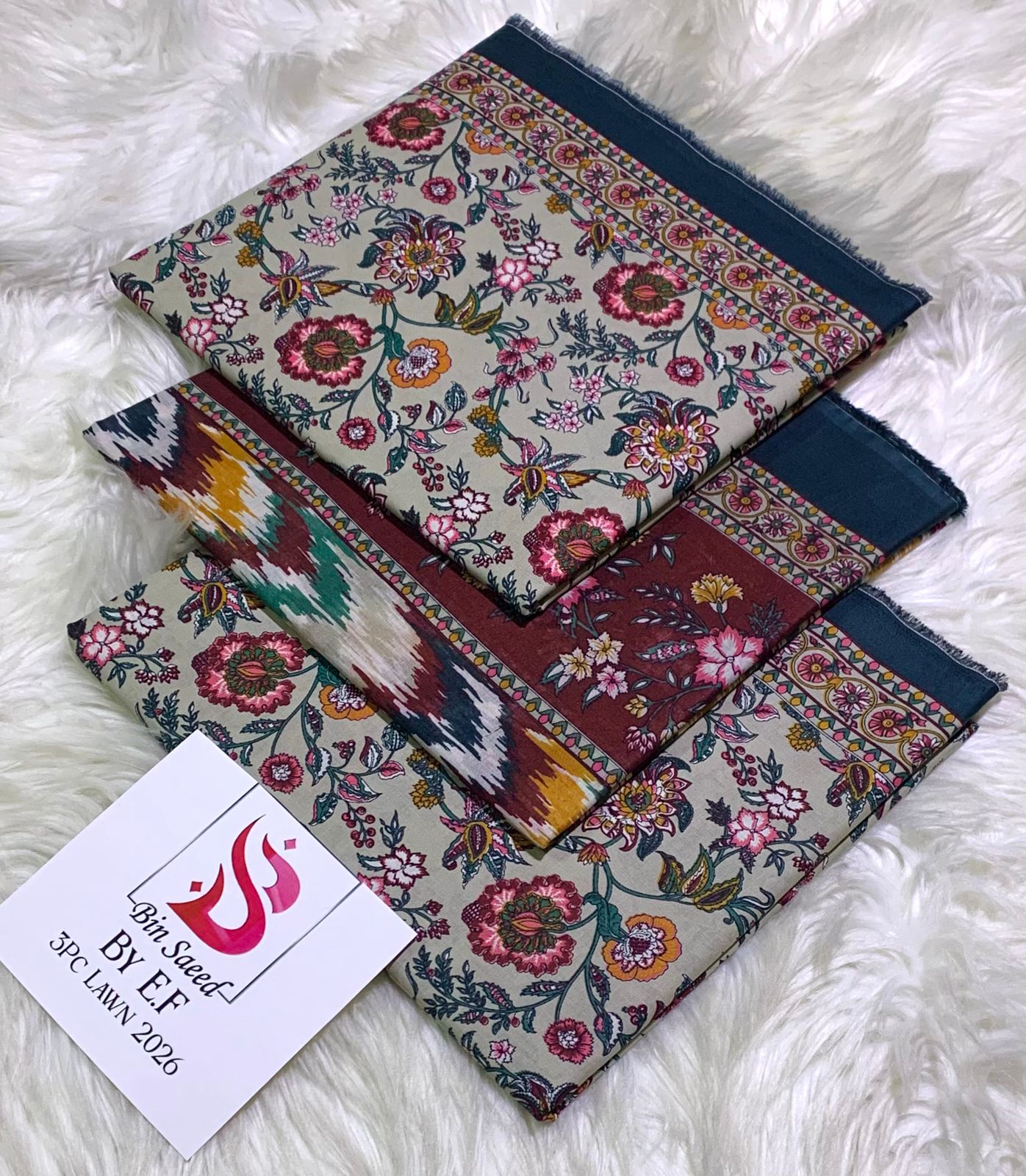 Bin Saeed Printed Lawn Unstitched