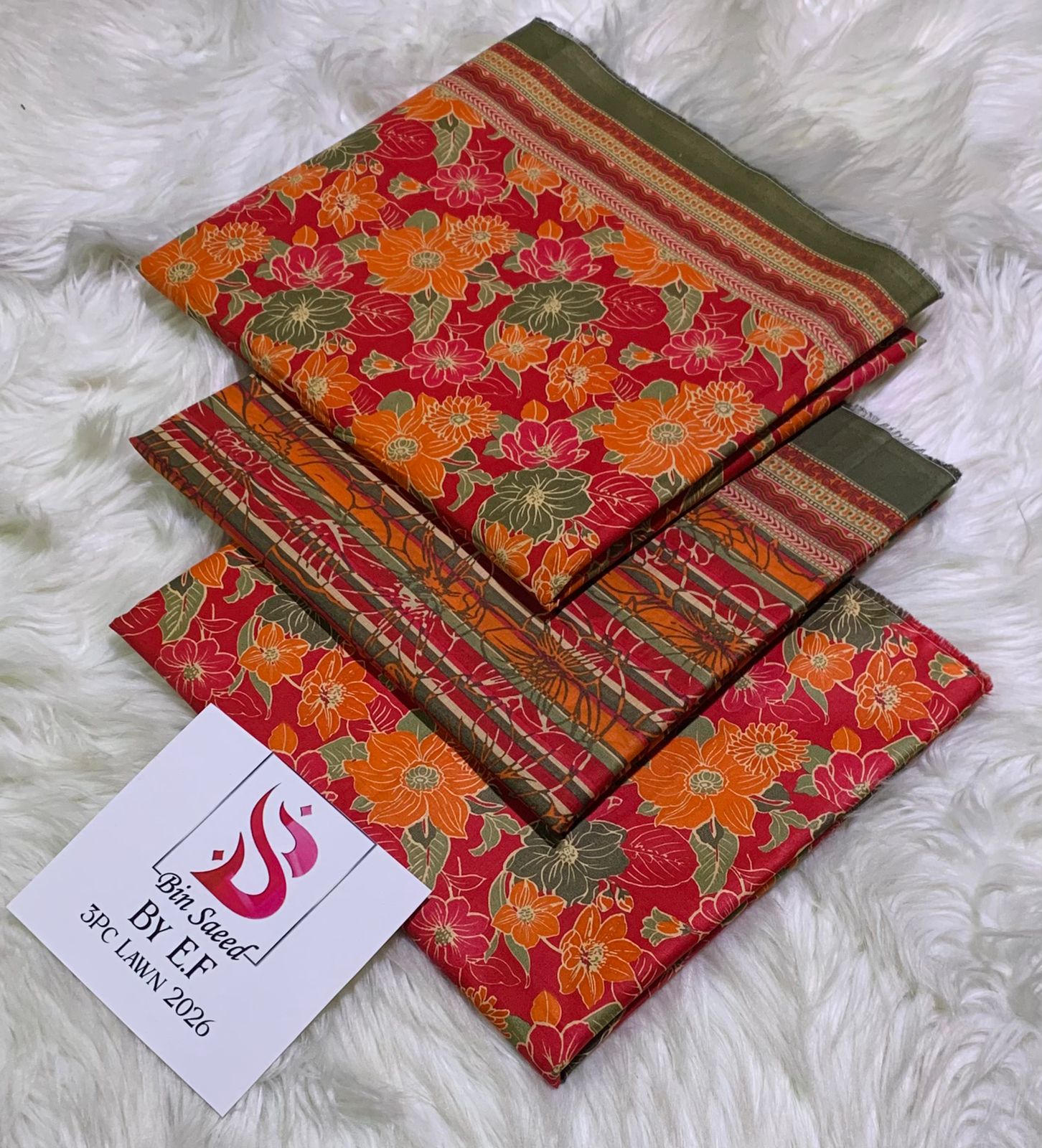 Bin Saeed Printed Lawn Unstitched