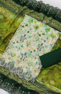 Bin Saeed Embroidered Stitched 3 Piece Suit