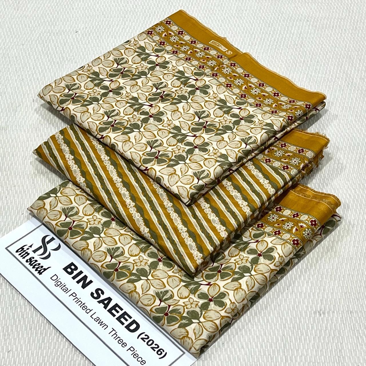 Bin Saeed Printed Lawn Unstitched