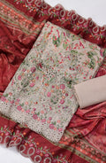 Bin Saeed Embroidered Stitched 3 Piece Suit
