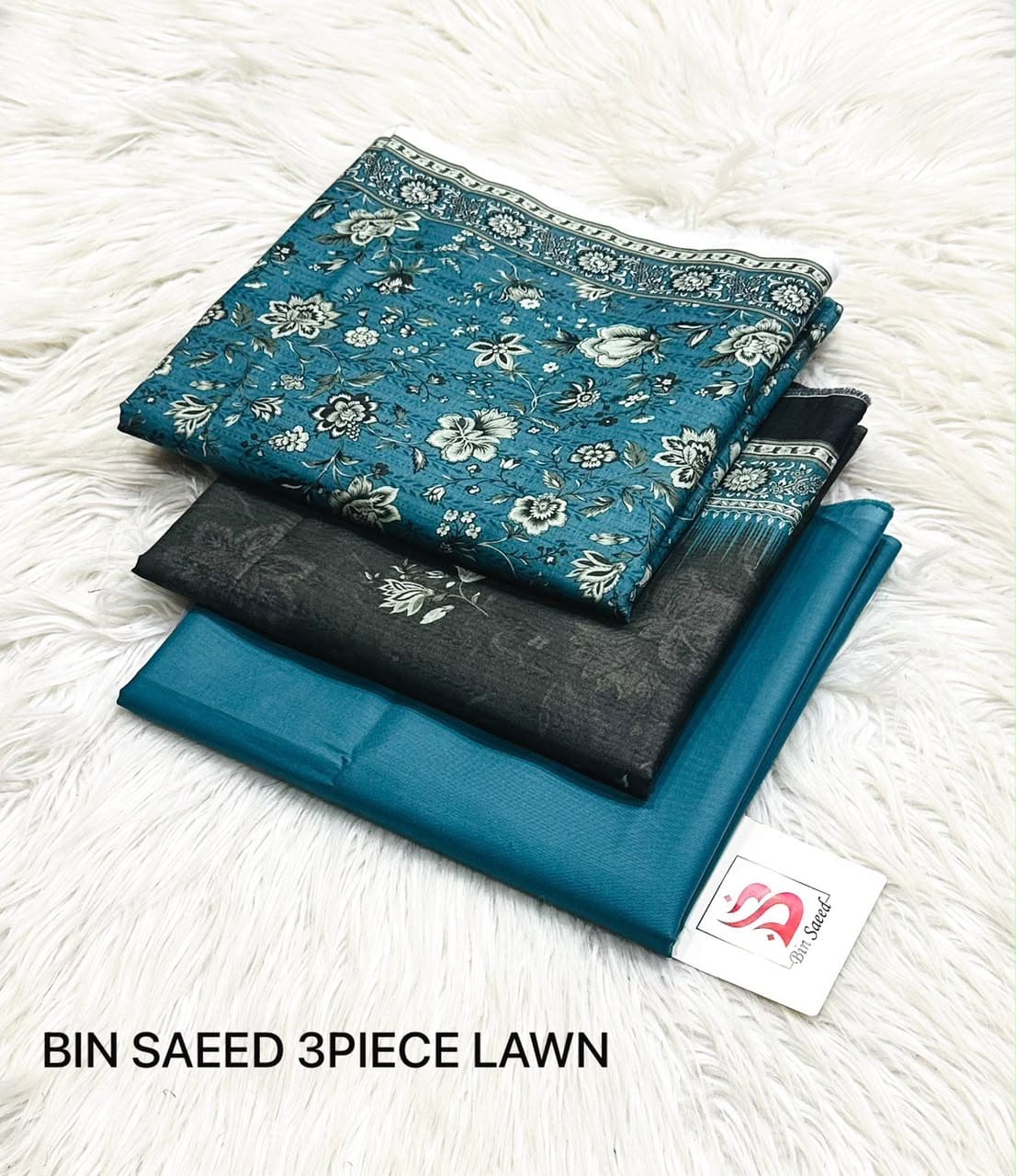 Bin Saeed Stitched 3 Piece