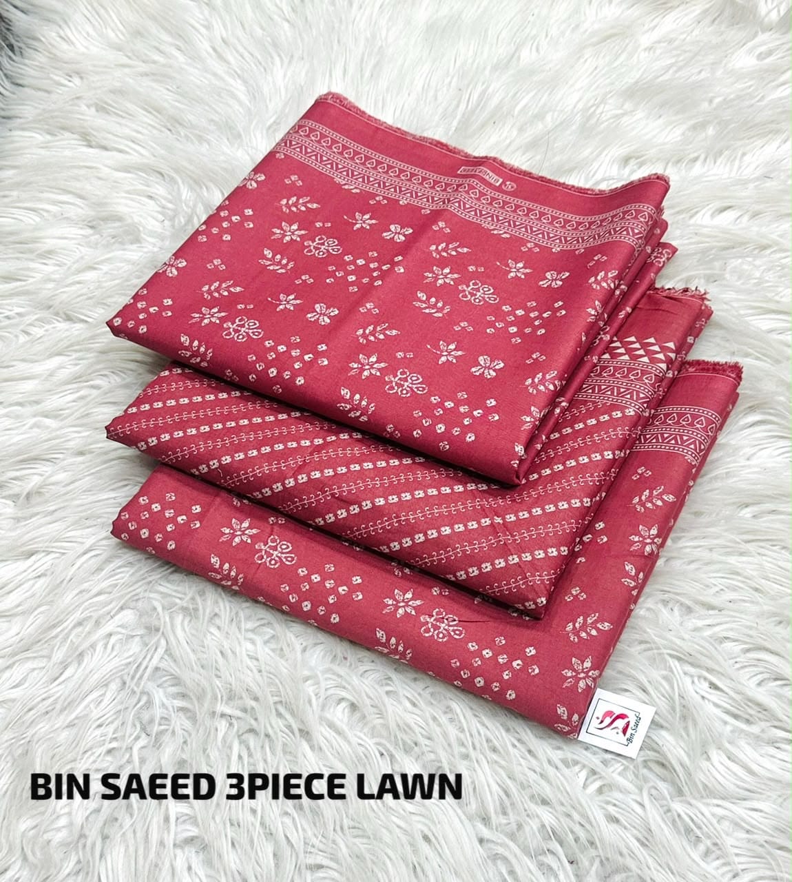 Bin Saeed Stitched 3 Piece