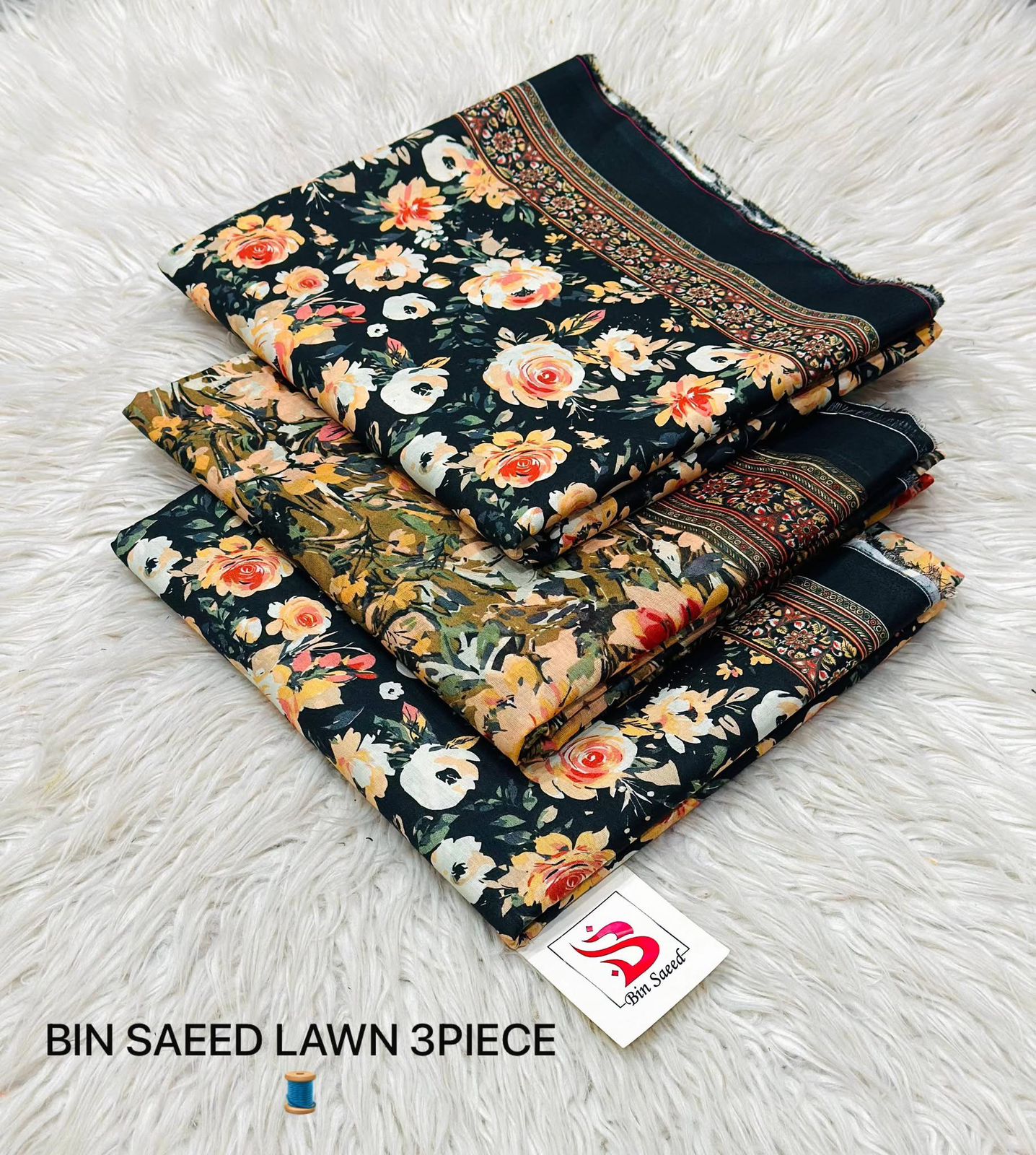 Bin Saeed Printed Lawn Unstitched