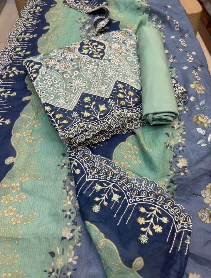 Bin Saeed 3 Piece Embroidered Lawn