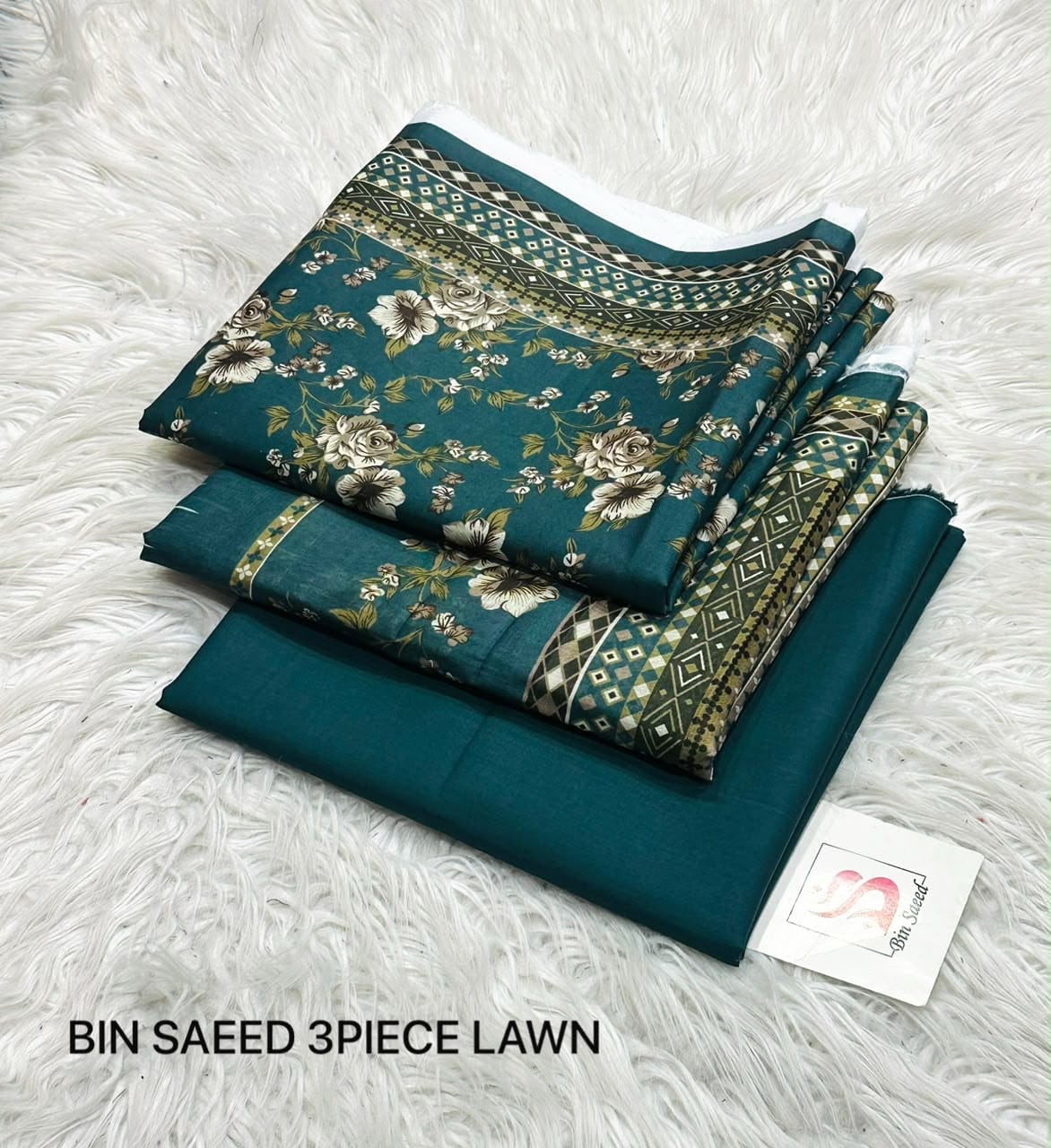Bin Saeed Stitched 3 Piece