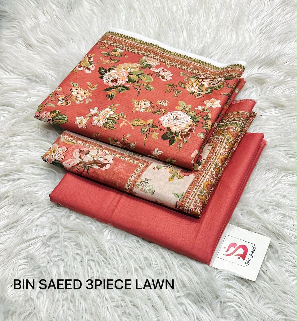 Bin Saeed Stitched 3 Piece