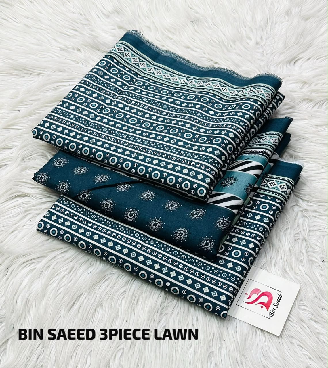 Bin Saeed Stitched 3 Piece