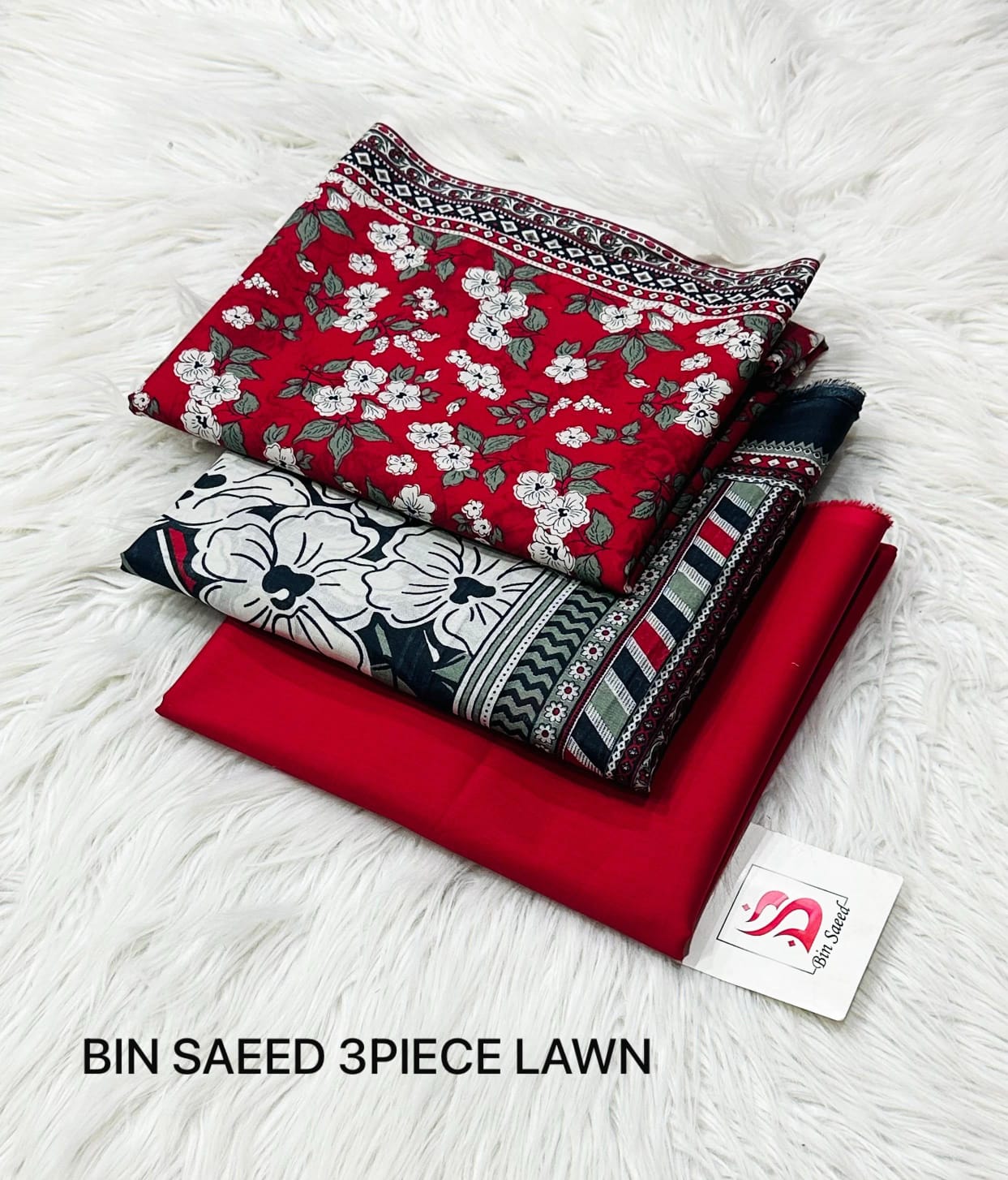 Bin Saeed Stitched 3 Piece