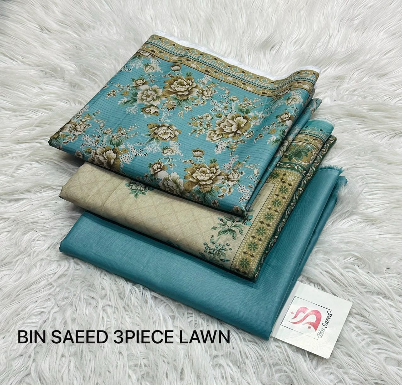 Bin Saeed Stitched 3 Piece